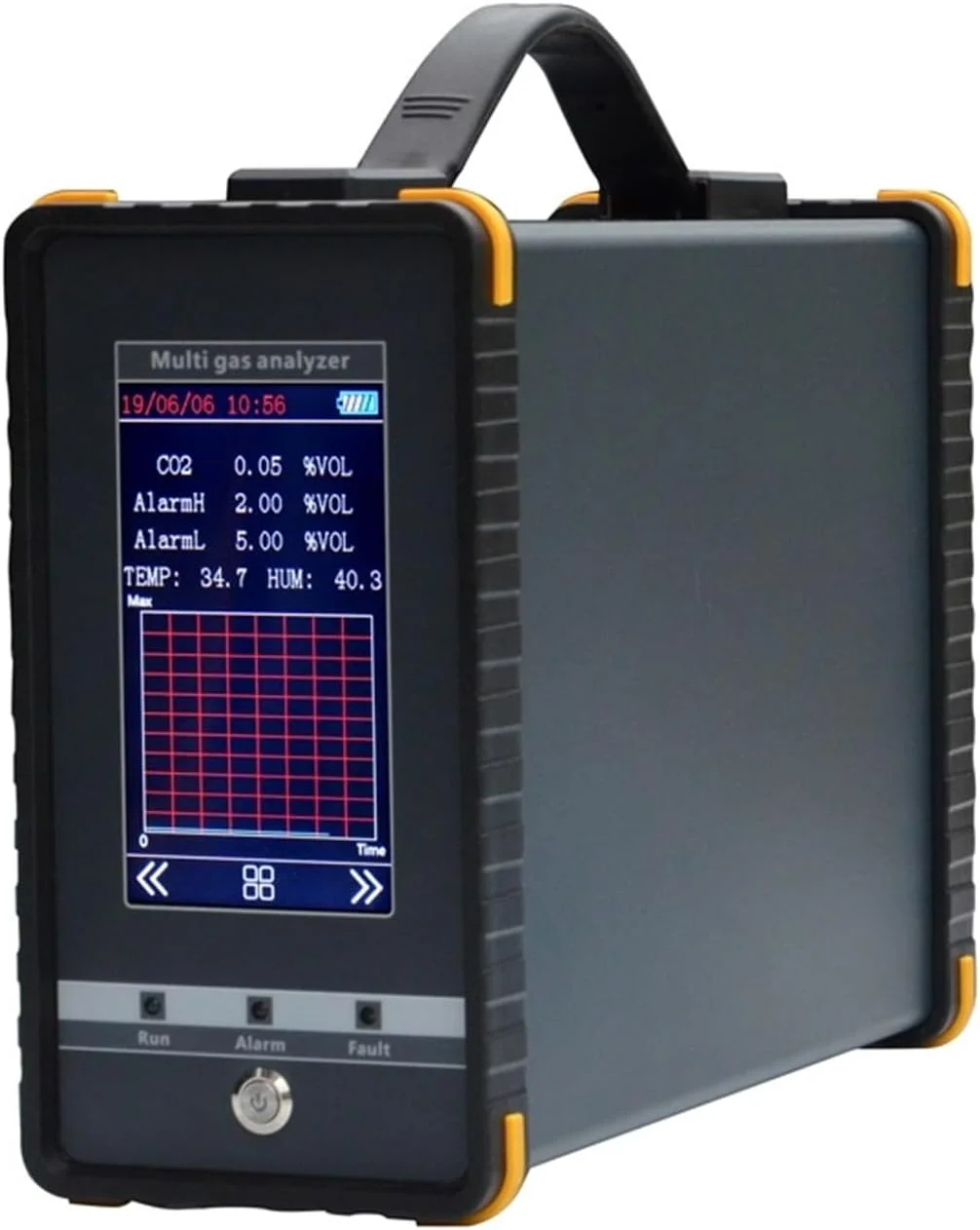 آنالایزر چند گازی نوع دسیکانت برای NOx CO2 CO O2 SO2، آشکارساز گاز دودکش کوره سیمان (NH3: 0-100PPM 0-1000PPM)