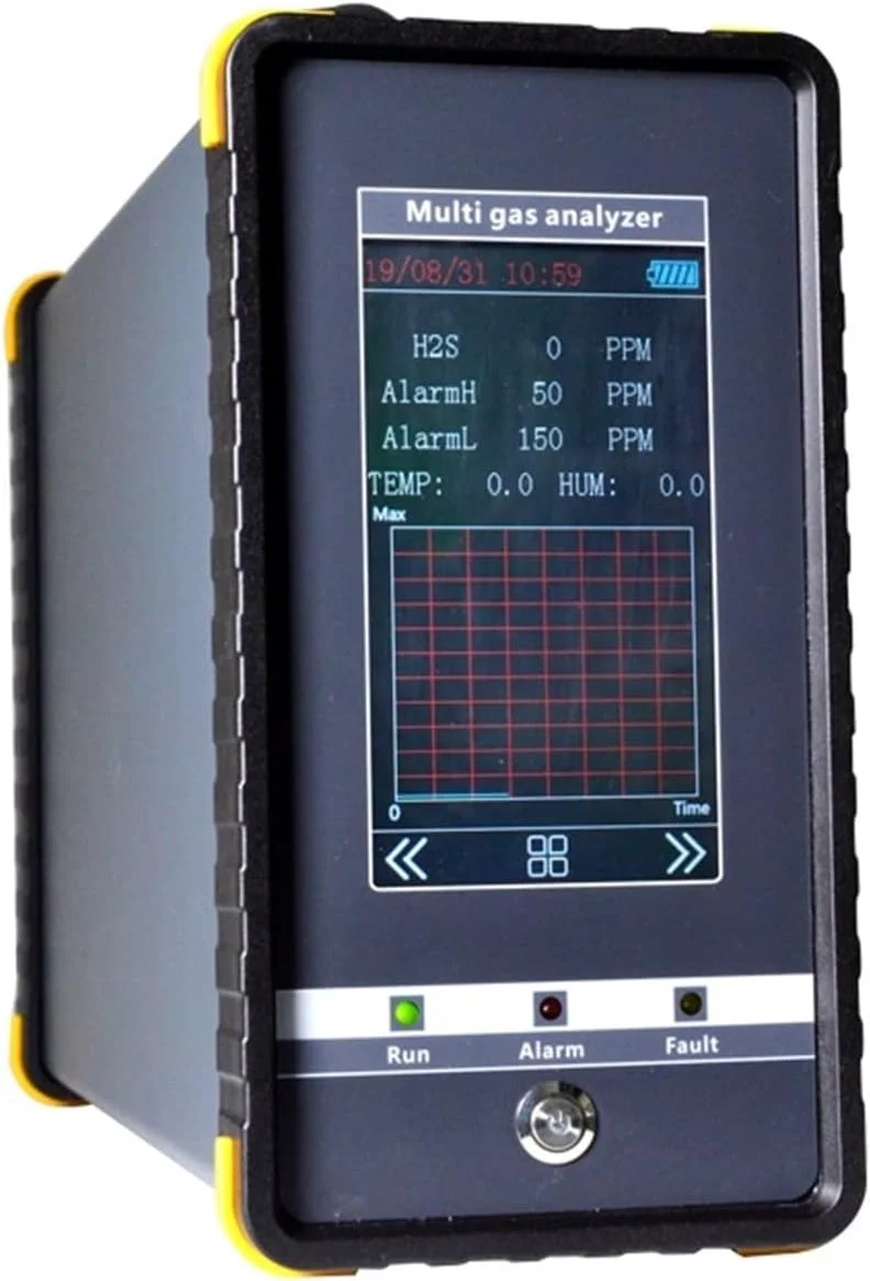 آنالایزر چند گازی نوع دسیکانت برای NOx CO2 CO O2 SO2، آشکارساز گاز دودکش کوره سیمان (NH3: 0-100PPM 0-1000PPM)
