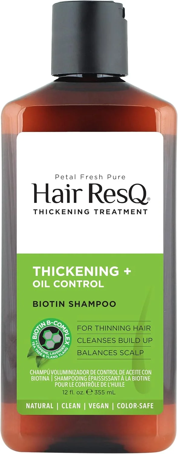 شامپو ضخیم کننده و کنترل کننده چربی مو پتال فرش Hair ResQ مناسب موهای به طور محسوسی نازک شامپو ضخیم کننده و کنترل کننده چربی مو پتال فرش Hair ResQ مناسب موهای به طور محسوسی نازک