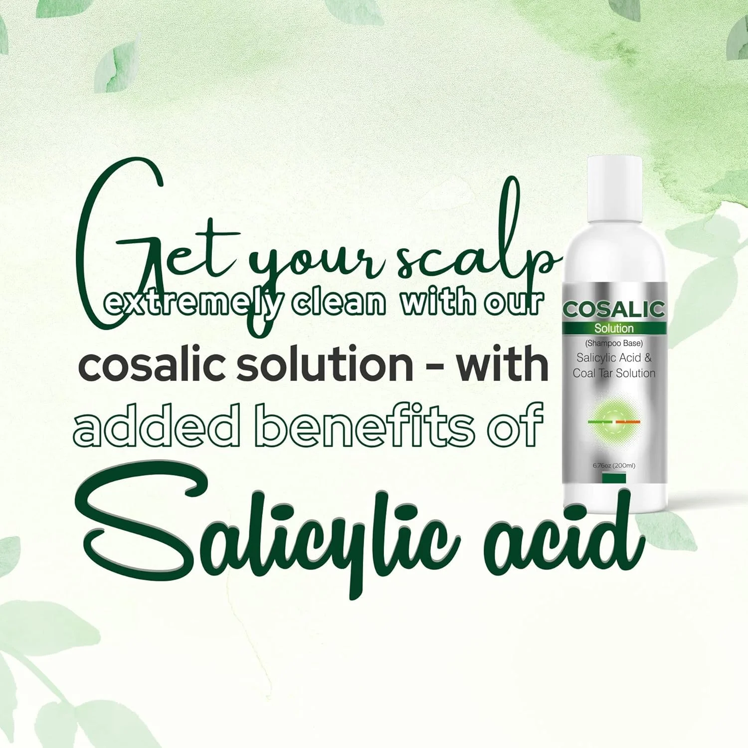 محلول کوسالیک | شامپو ترکیبی قطران زغال سنگ و اسید سالیسیلیک - 200 میلی لیتر (6.76 اونس مایع) محلول کوسالیک | شامپو ترکیبی قطران زغال سنگ و اسید سالیسیلیک - 200 میلی لیتر (6.76 اونس مایع)