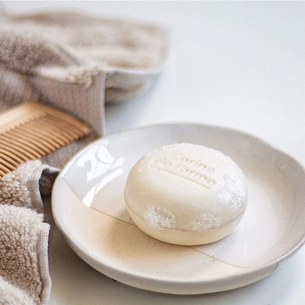 شامپو جامد فرانسوی کورین دو فارم مدل Mon - مناسب موهای چرب شامپو جامد فرانسوی کورین دو فارم مدل Mon - مناسب موهای چرب