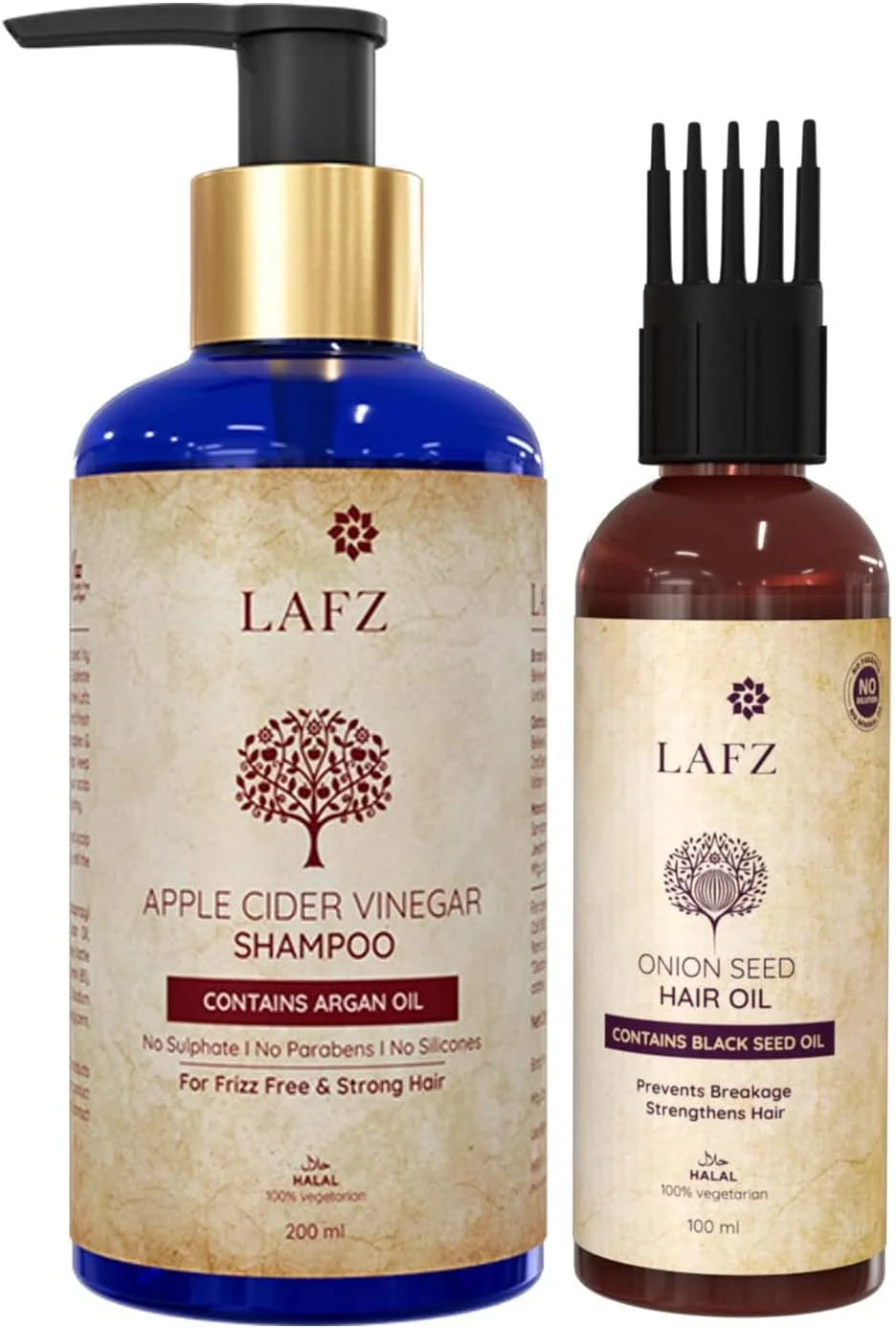 مجموعه مراقبت از مو Lafz شامل شامپو سرکه سیب و روغن ضروری دانه پیاز برای آقایان و بانوان مجموعه مراقبت از مو Lafz شامل شامپو سرکه سیب و روغن ضروری دانه پیاز برای آقایان و بانوان