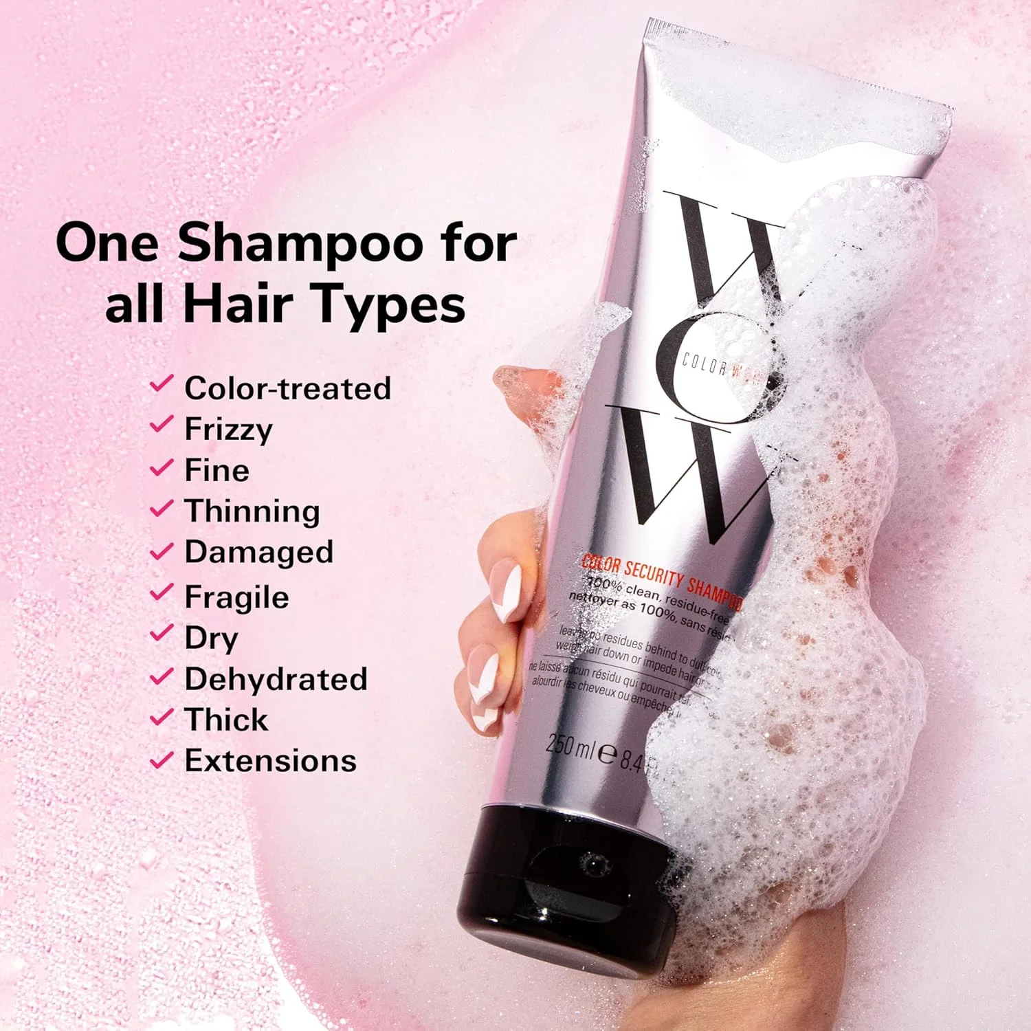 شامپو محافظ رنگ مو کالر واو مناسب برای آقایان و بانوان - 250 میلی لیتر شامپو محافظ رنگ مو کالر واو مناسب برای آقایان و بانوان - 250 میلی لیتر