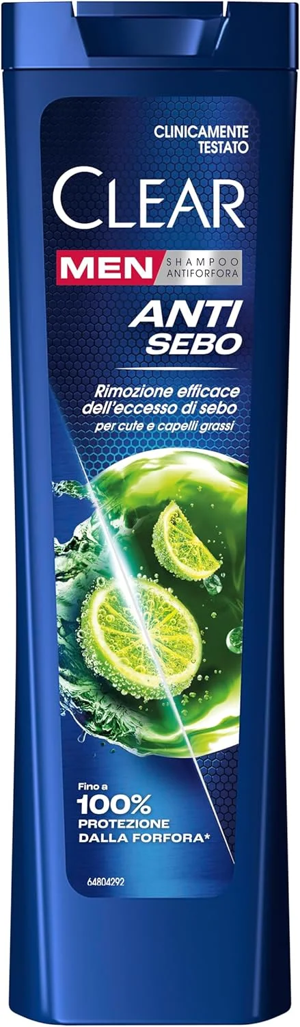 شامپو ضد شوره مردانه کلیر مخصوص موهای چرب، ضد چربی برای محافظت 100% در برابر شوره سر* 3 عدد 225 میلی لیتر شامپو ضد شوره مردانه کلیر مخصوص موهای چرب، ضد چربی برای محافظت 100% در برابر شوره سر* 3 عدد 225 میلی لیتر