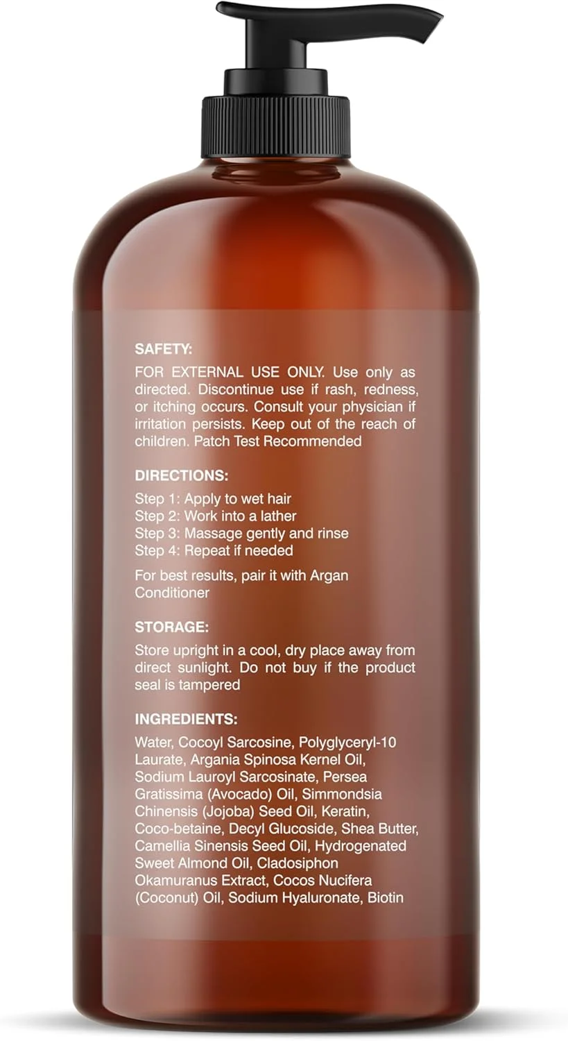 شامپو آرگان بوتانیک هارت، آبرسان و حجم دهنده، بدون سولفات و پارابن، مناسب انواع مو و موهای رنگ شده، مخصوص آقایان و بانوان 473 میلی لیتر شامپو آرگان بوتانیک هارت، آبرسان و حجم دهنده، بدون سولفات و پارابن، مناسب انواع مو و موهای رنگ شده، مخصوص آقایان و بانوان 473 میلی لیتر