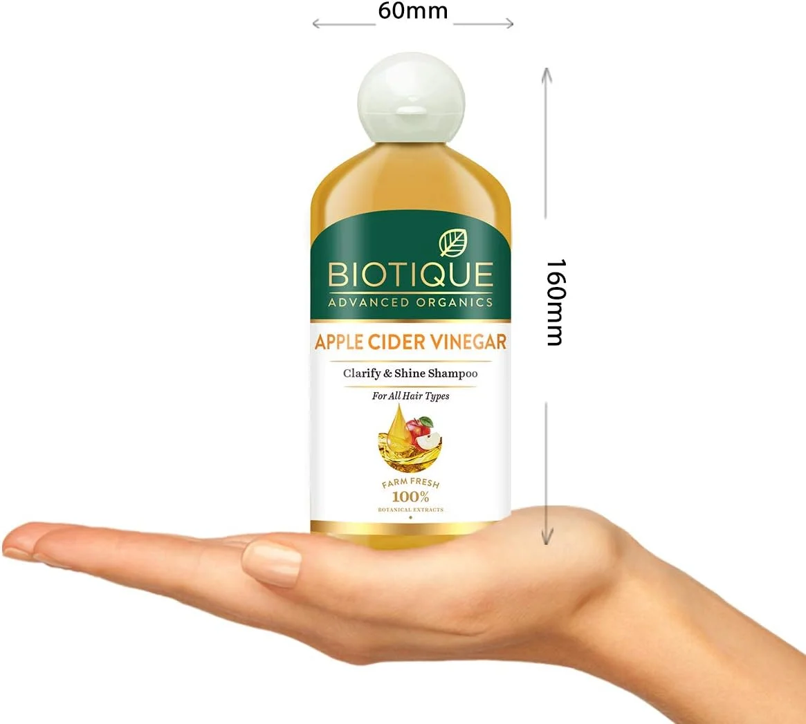 شامپو مو سرکه سیب بیوتیک، مناسب برای انواع مو، 300 میلی لیتر