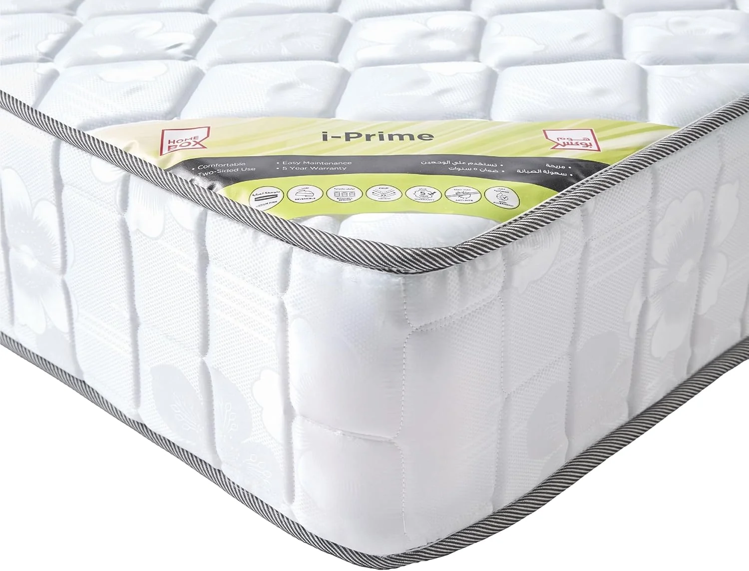 تشک فنری بونل دوقلو آی-پرایم هوم باکس - 120x200x22 سانتی متر