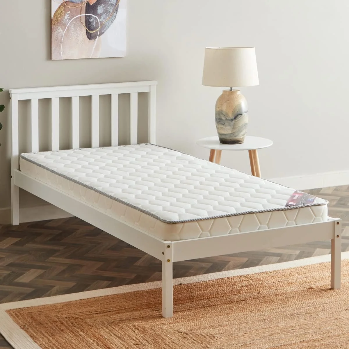 تشک فوم تک نفره آی-ولیو هوم باکس 90x190x12 سانتی متر سفید تشک فوم تک نفره آی-ولیو هوم باکس 90x190x12 سانتی متر سفید