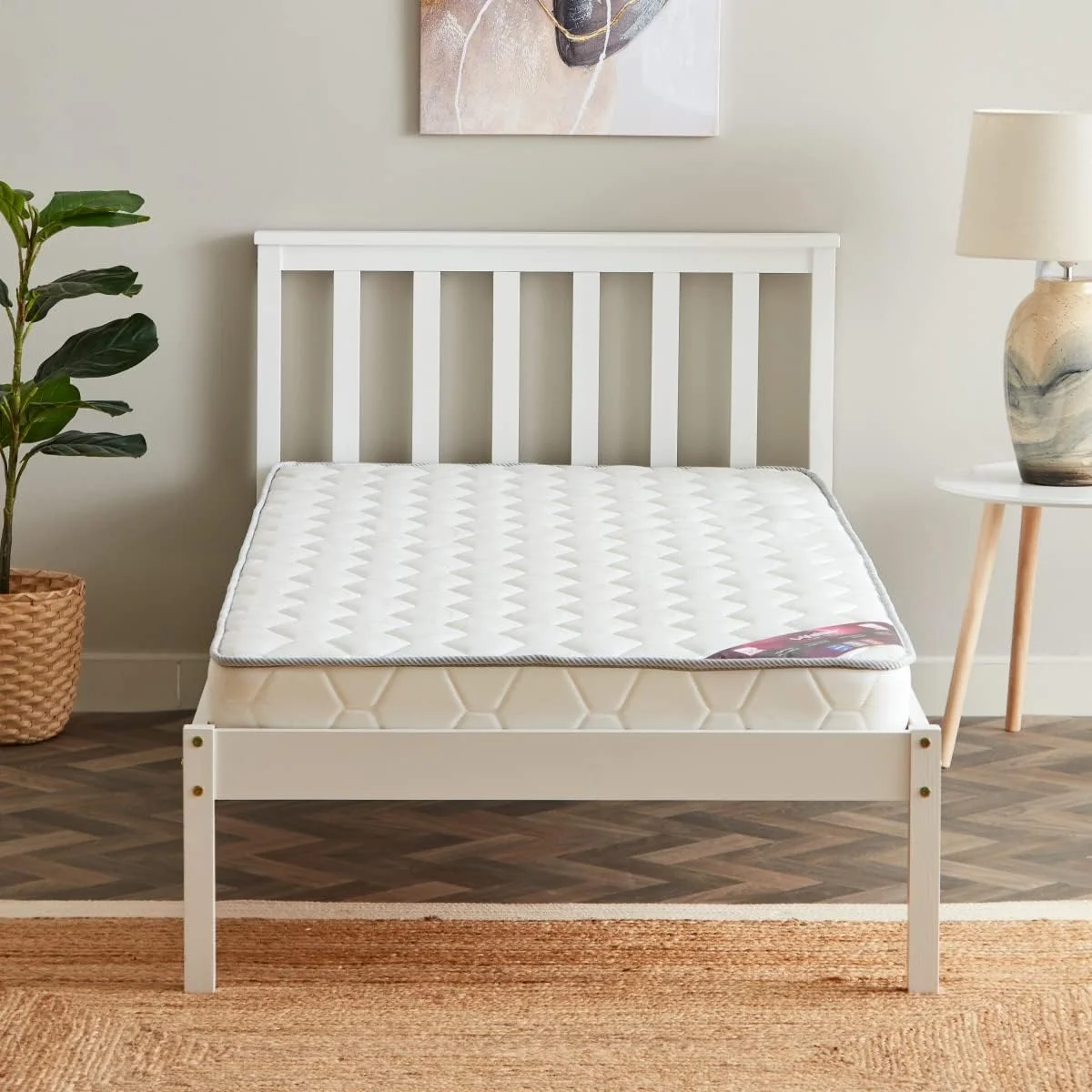 تشک فوم تک نفره آی-ولیو هوم باکس 90x190x12 سانتی متر سفید تشک فوم تک نفره آی-ولیو هوم باکس 90x190x12 سانتی متر سفید