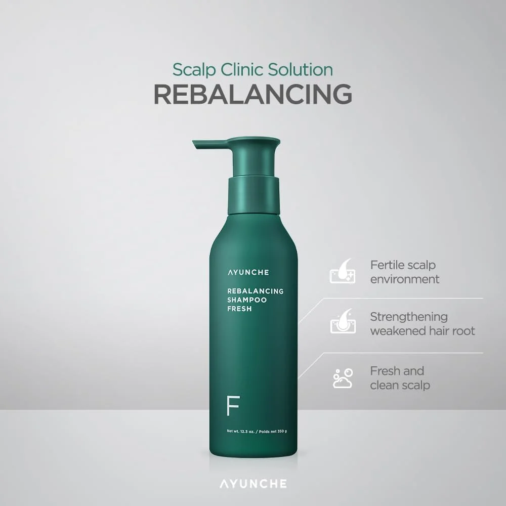 شامپو متعادل کننده طراوت آیونچه 50 میلی لیتر + کیت مینی ماسک مو متعادل کننده 30 میلی لیتر [مخصوص پوست سر چرب] | پاک کننده چربی اضافی | تقویت ریشه مو | شامپو ضد ریزش مو | برند سالن کره ای