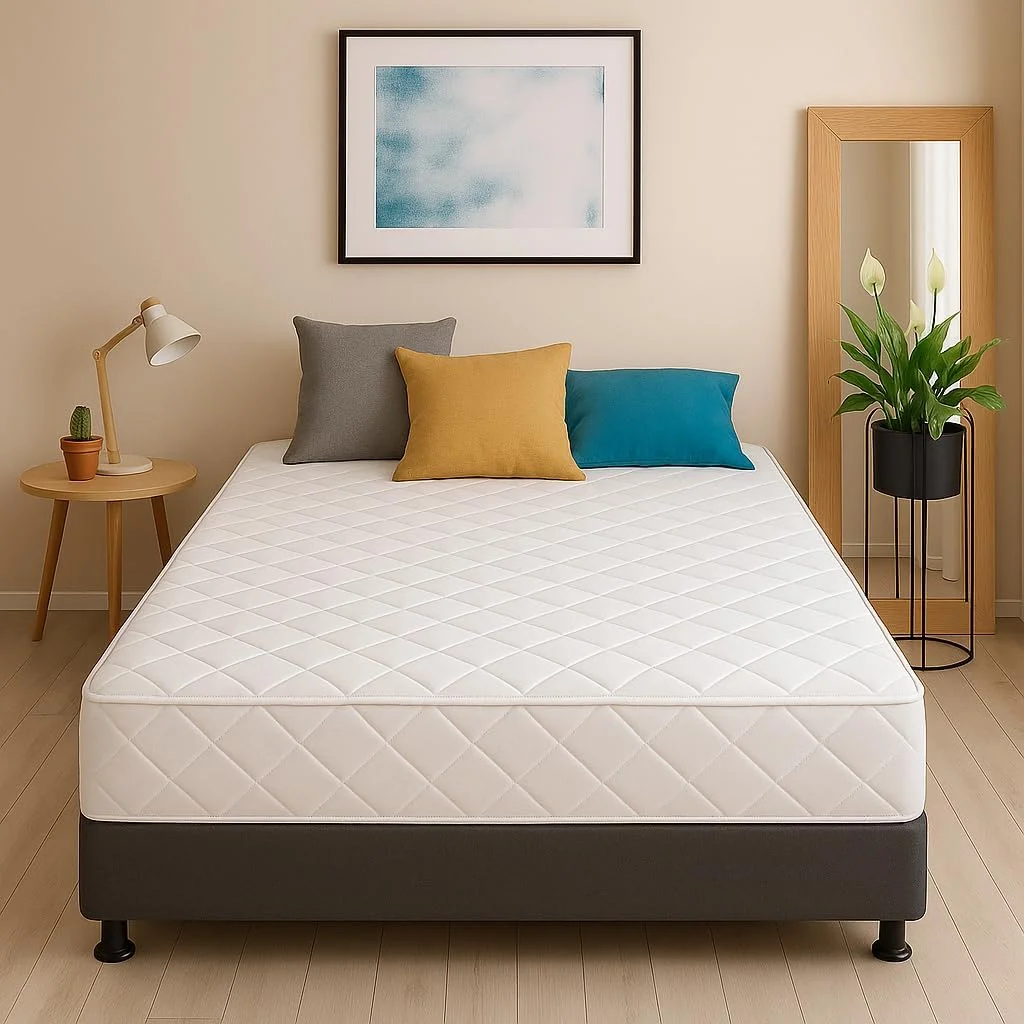 تشک طبی ارتوپدی هوم مارت اوتلت 14 سانتی متر برای پشتیبانی از کمر با تراز ستون فقرات بهبود یافته و راحتی طولانی مدت، یک نفره - طول 200 x عرض 90 سانتی متر