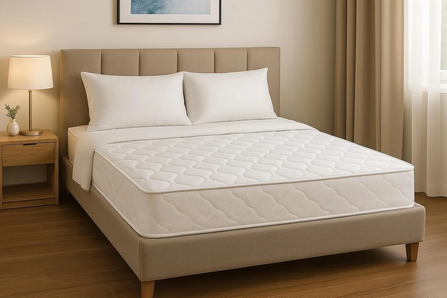 تشک ارتوپدی هوم مارت - کینگ: 190x180 سانتی متر - تشک طبی | درجه پزشکی | پشتیبانی از کمر | هم ترازی ستون فقرات | تشک برای بزرگسالان | ضخامت: 14 سانتی متر