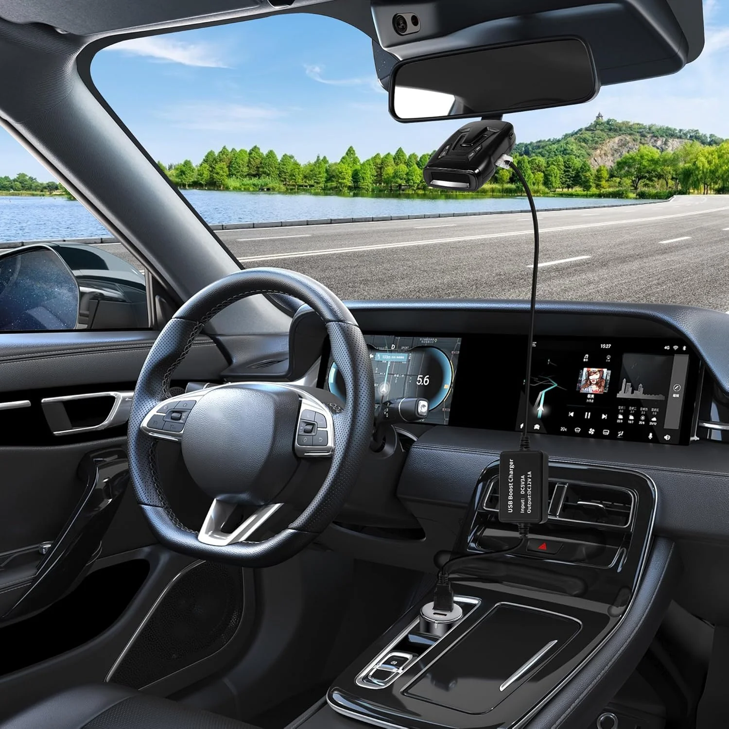 کابل برق رادار دتکتور MEIRIYFA، کابل تبدیل USB 5V به 12V RJ11 برای رادار دتکتورها با کانکتور تلفن RJ-11 (1.5 متر) کابل برق رادار دتکتور MEIRIYFA، کابل تبدیل USB 5V به 12V RJ11 برای رادار دتکتورها با کانکتور تلفن RJ-11 (1.5 متر)