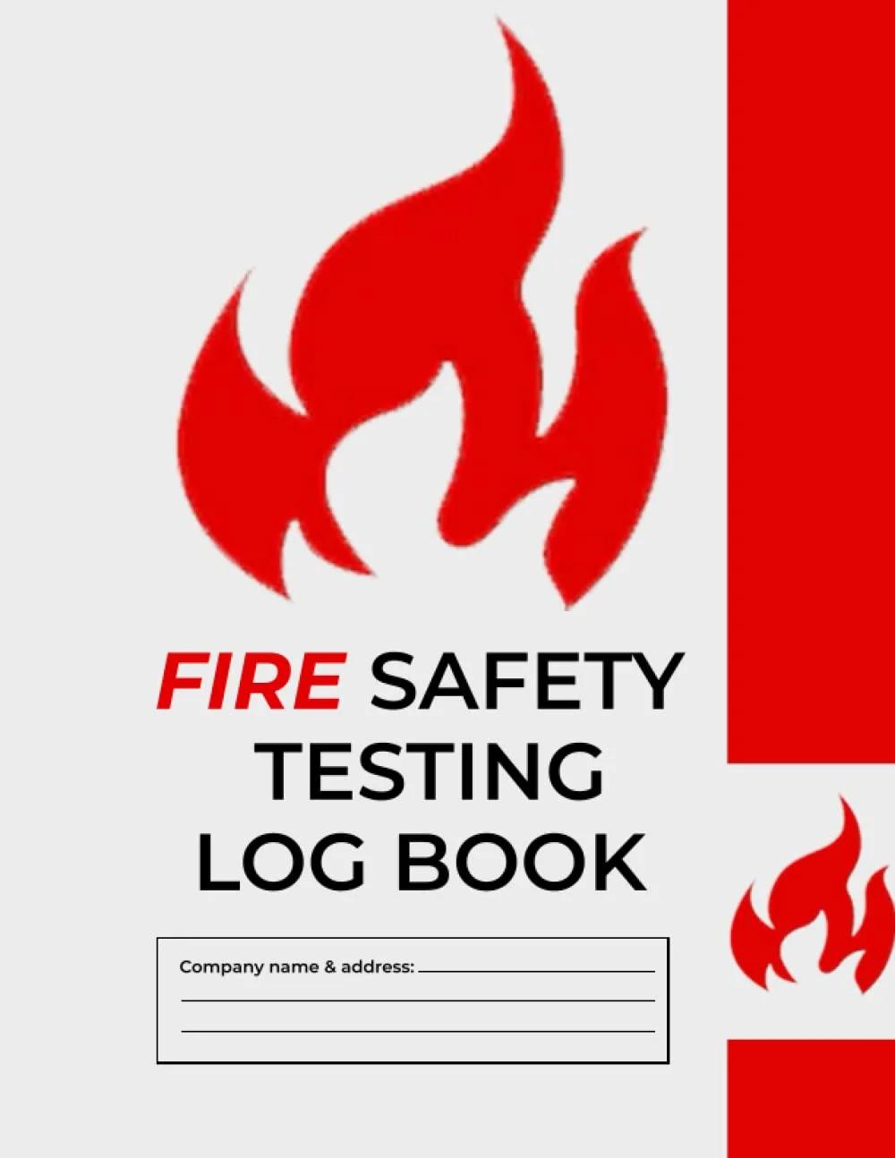 دفتر ثبت تست ایمنی آتش نشانی: دفتر ثبت تست آلارم برای مالکان، مشاغل، مدارس و غیره