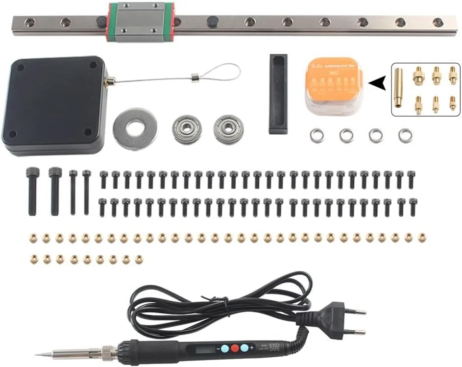 کیت مخفی Dytabepl، ابزار درج حرارتی، هویه، کیت جاسازی مهره درج حرارتی M2-M8 برای پرینتر سه بعدی، دوشاخه EU کیت مخفی Dytabepl، ابزار درج حرارتی، هویه، کیت جاسازی مهره درج حرارتی M2-M8 برای پرینتر سه بعدی، دوشاخه EU
