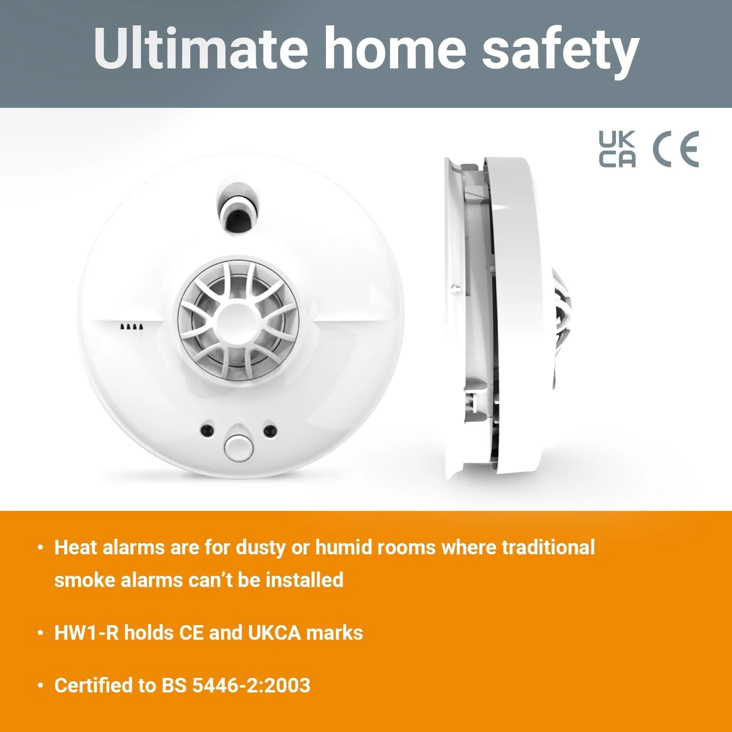 آلارم حرارتی آشپزخانه FireAngel HW1-R با برق شهری و باتری پشتیبان 9 ولت، آلارم های حرارتی سیمی برای خانه، اتاق زیر شیروانی، گاراژ، سفید، تک عددی آلارم حرارتی آشپزخانه FireAngel HW1-R با برق شهری و باتری پشتیبان 9 ولت، آلارم های حرارتی سیمی برای خانه، اتاق زیر شیروانی، گاراژ، سفید، تک عددی