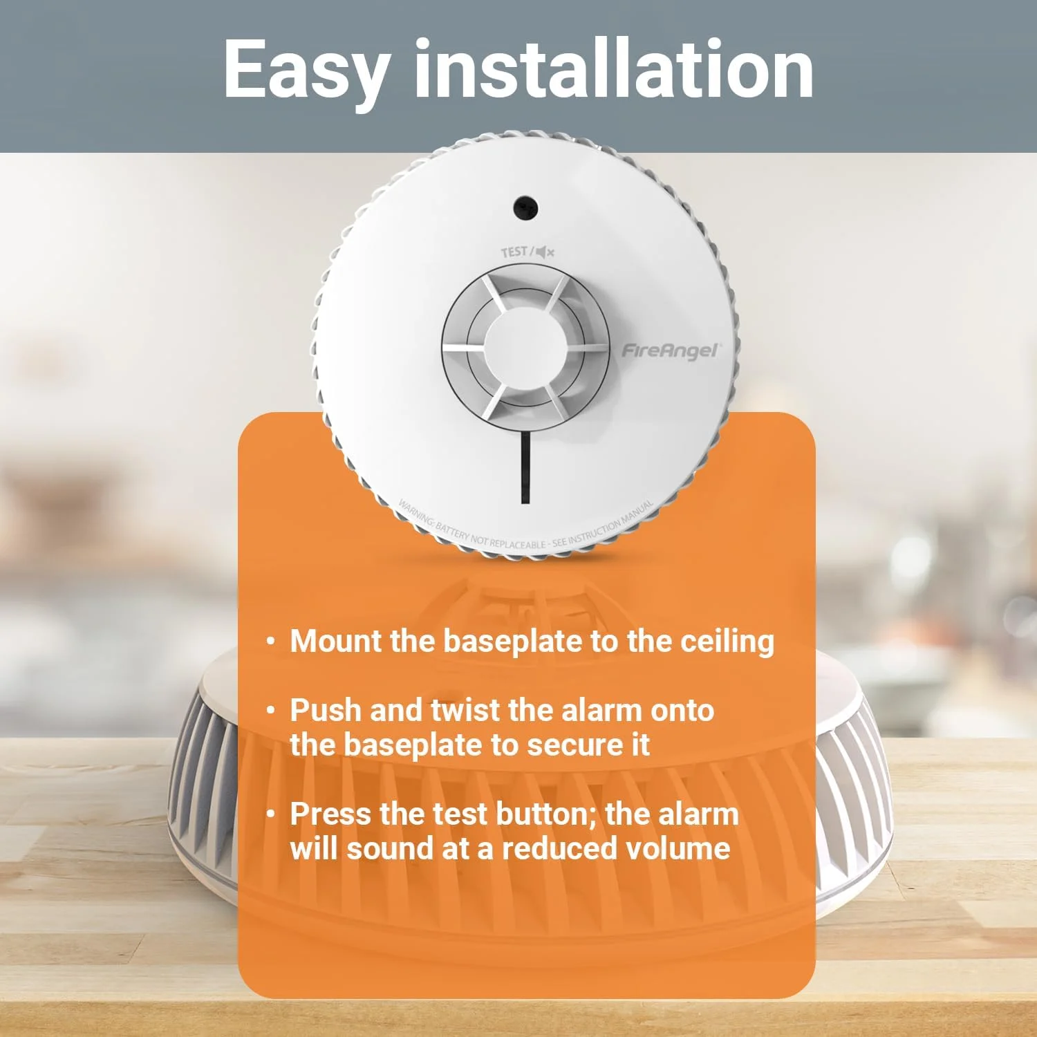 آلارم حرارتی FireAngel با باتری 10 ساله مهر و موم شده، FA6720-R (جایگزین HT-630، نسل جدید) آلارم حرارتی FireAngel با باتری 10 ساله مهر و موم شده، FA6720-R (جایگزین HT-630، نسل جدید)