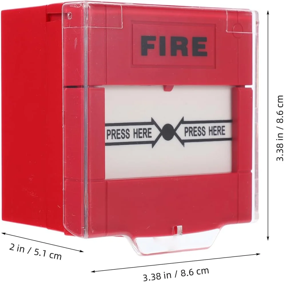 دکمه آلارم آتش نشانی NUOBESTY، کلید دستی پاسخ سریع تماس اضطراری ضد آب برای ایمنی