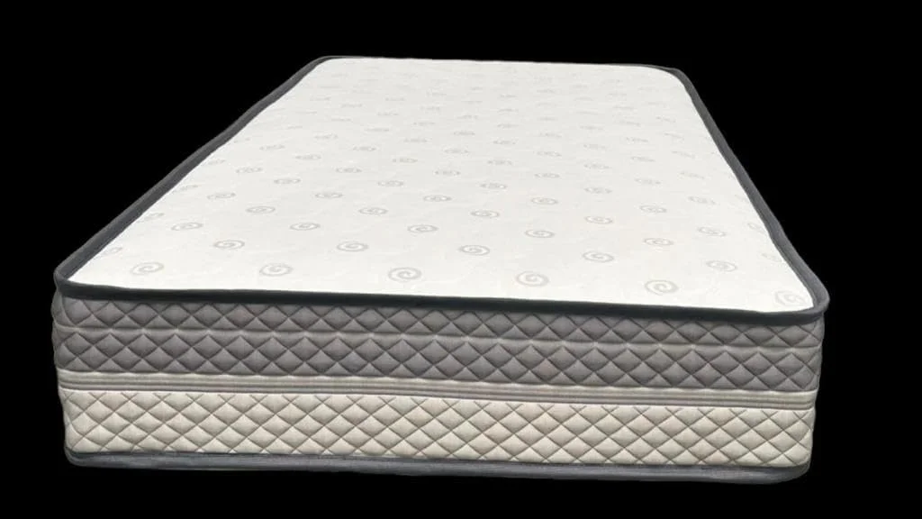 تشک طبی راحت هوم جنی، 90 x 200 x 12 سانتی متر، خاکستری و سفید