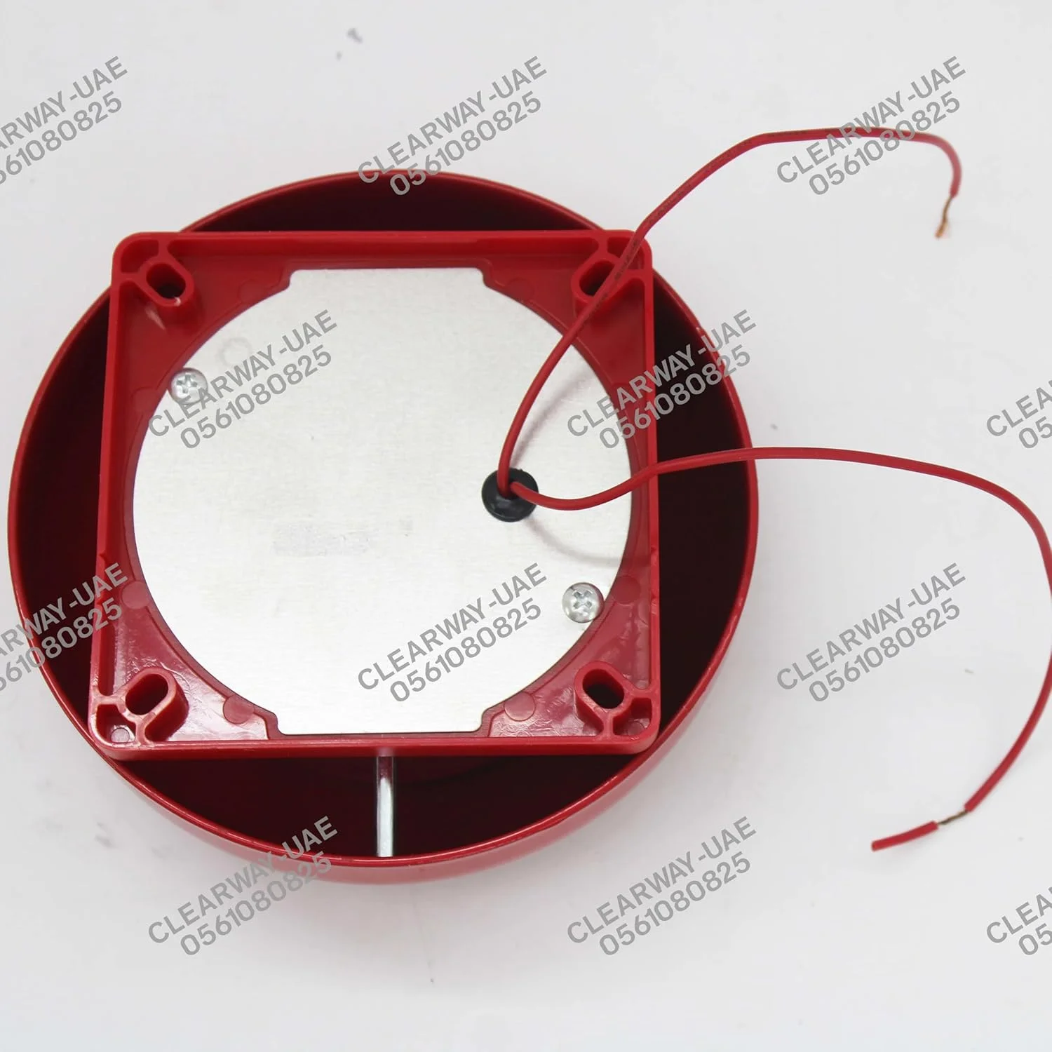 آژیر اعلام حریق | 220 ولت AC | قطر 6 اینچ / 150 میلی متر | 95 دسی بل | 0.06 آمپر | قرمز | جنس فولاد کربنی | پایه آلومینیومی | نصب دیواری | ایمنی RYXO | CLEARWAY آژیر اعلام حریق | 220 ولت AC | قطر 6 اینچ / 150 میلی متر | 95 دسی بل | 0.06 آمپر | قرمز | جنس فولاد کربنی | پایه آلومینیومی | نصب دیواری | ایمنی RYXO | CLEARWAY