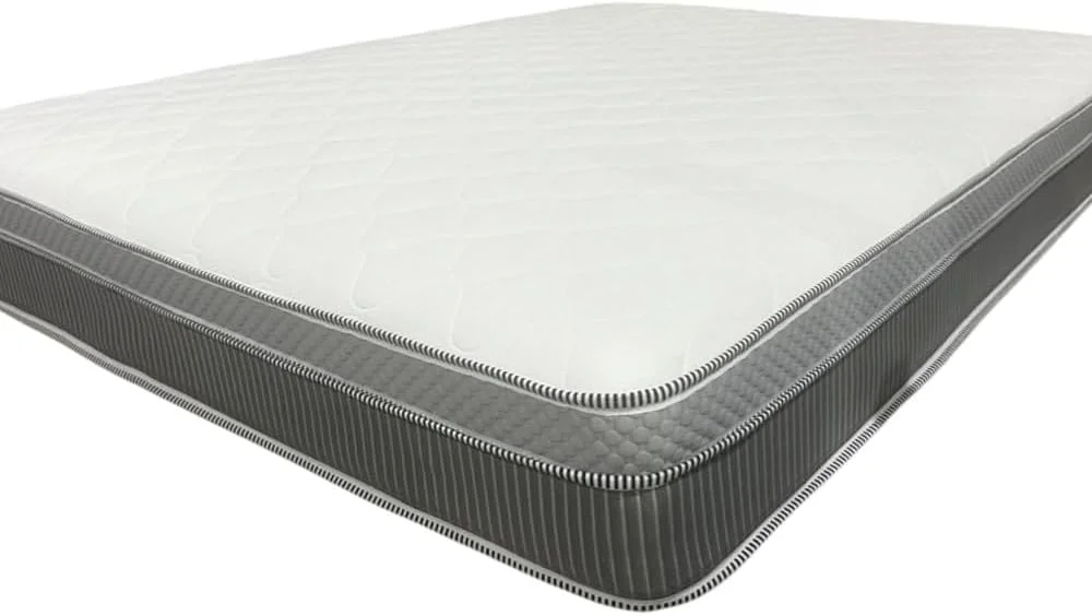 تشک فنری پاکتی HOMEGENIE RECTA COMFIO EUROTOP با فوم نرم مخصوص (حاشیه خاکستری و مشکی) (سایز کوئین (160X200X25)) تشک فنری پاکتی HOMEGENIE RECTA COMFIO EUROTOP با فوم نرم مخصوص (حاشیه خاکستری و مشکی) (سایز کوئین (160X200X25))
