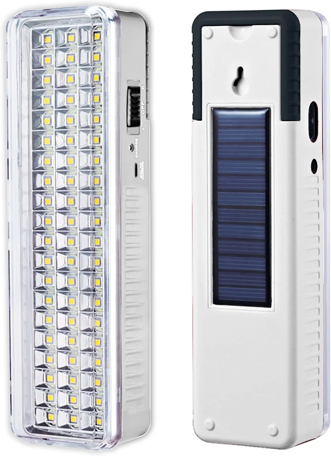 چراغ اضطراری خورشیدی قابل شارژ Pick Ur Needs برای منزل با 42 ال ای دی پرنور، چراغ فانوسی ایستاده