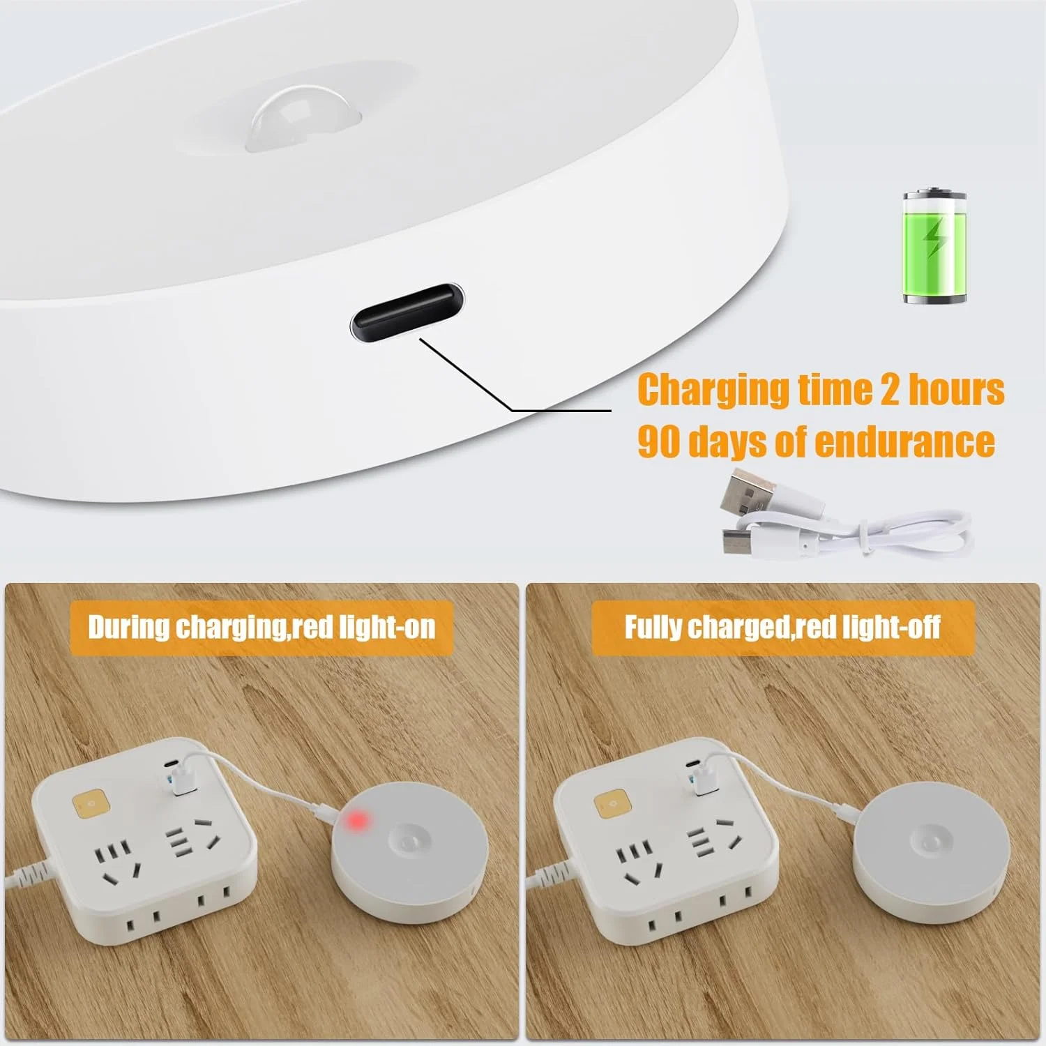 چراغهای حسگر حرکتی 14 LED داخلی، بسته 3 عددی چراغهای روشن زیر کابینتی، چراغهای کمدی بیسیم با باتری قابل شارژ، چراغ مغناطیسی پاک برای پلهها، آشپزخانه، دیوار، راهروها - سفید 6000K چراغهای حسگر حرکتی 14 LED داخلی، بسته 3 عددی چراغهای روشن زیر کابینتی، چراغهای کمدی بیسیم با باتری قابل شارژ، چراغ مغناطیسی پاک برای پلهها، آشپزخانه، دیوار، راهروها - سفید 6000K