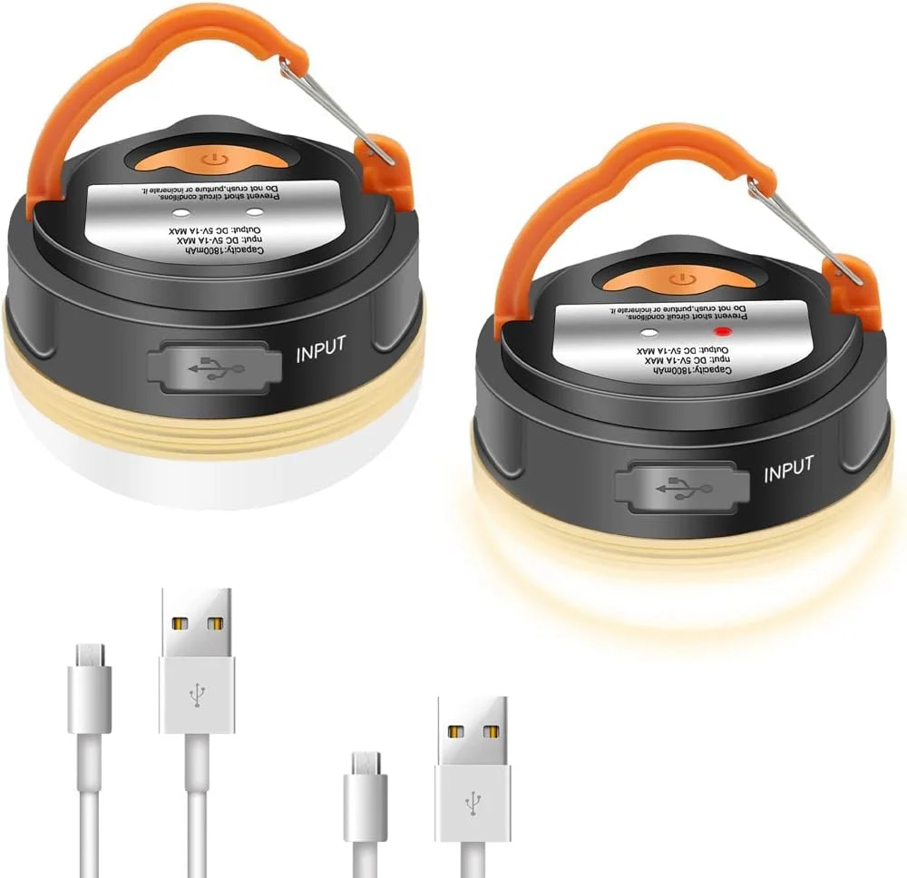 چراغ کمپینگ ال ای دی MSATECH MSAGREEN (بسته 2 عددی)، چراغ چادر قابل شارژ و قابل حمل، 300 لومن، 3 حالت نور، چراغ کمپینگ با پایه مغناطیسی، چراغ فانوسی برقی برای کمپینگ/پیاده روی/ماهیگیری/طوفان/شرایط اضطراری چراغ کمپینگ ال ای دی MSATECH MSAGREEN (بسته 2 عددی)، چراغ چادر قابل شارژ و قابل حمل، 300 لومن، 3 حالت نور، چراغ کمپینگ با پایه مغناطیسی، چراغ فانوسی برقی برای کمپینگ/پیاده روی/ماهیگیری/طوفان/شرایط اضطراری