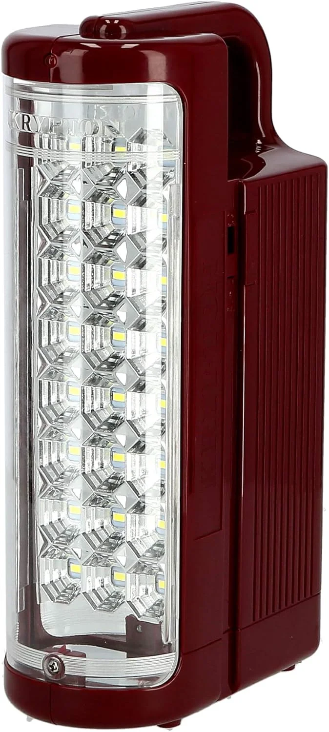 چراغ اضطراری LED شارژی کریپتون، مشکی چراغ اضطراری LED شارژی کریپتون، مشکی