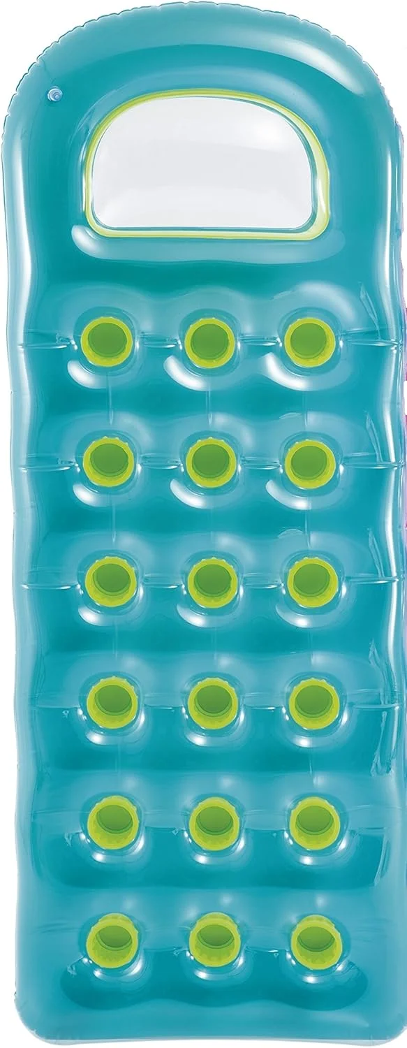 تشک بادی آفتاب گیر اینتکس 18 محفظه - تشک بادی - 188 X 71 سانتی متر - رنگ های متنوع