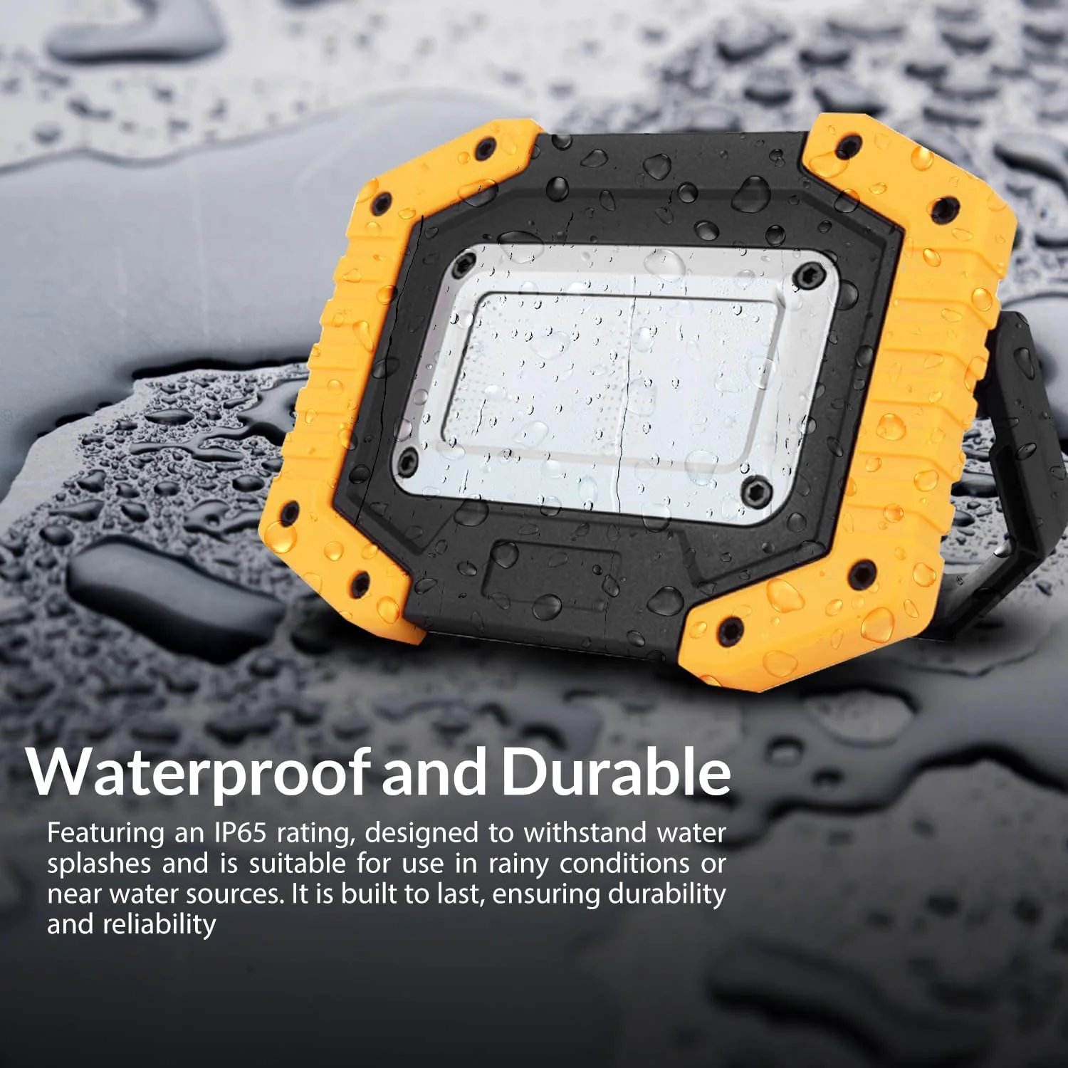 چراغ کار ال ای دی COB شارژی 30 وات LEVADA PLUS – 1500 لومن، باتری 6000 میلی آمپر ساعت، ضد آب IP65 – ایده آل برای کمپینگ در فضای باز، پیاده روی و استفاده اضطراری (بسته 2 عددی)