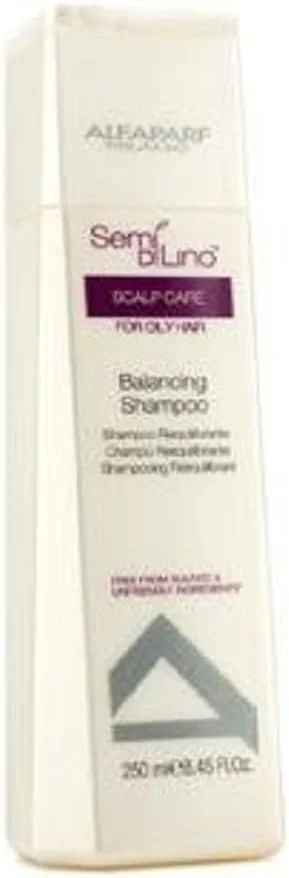 شامپو متعادل کننده پوست سر چرب ALFAPARF MILANO Semi Di Lino Scalp Care حجم 250 میلی لیتر