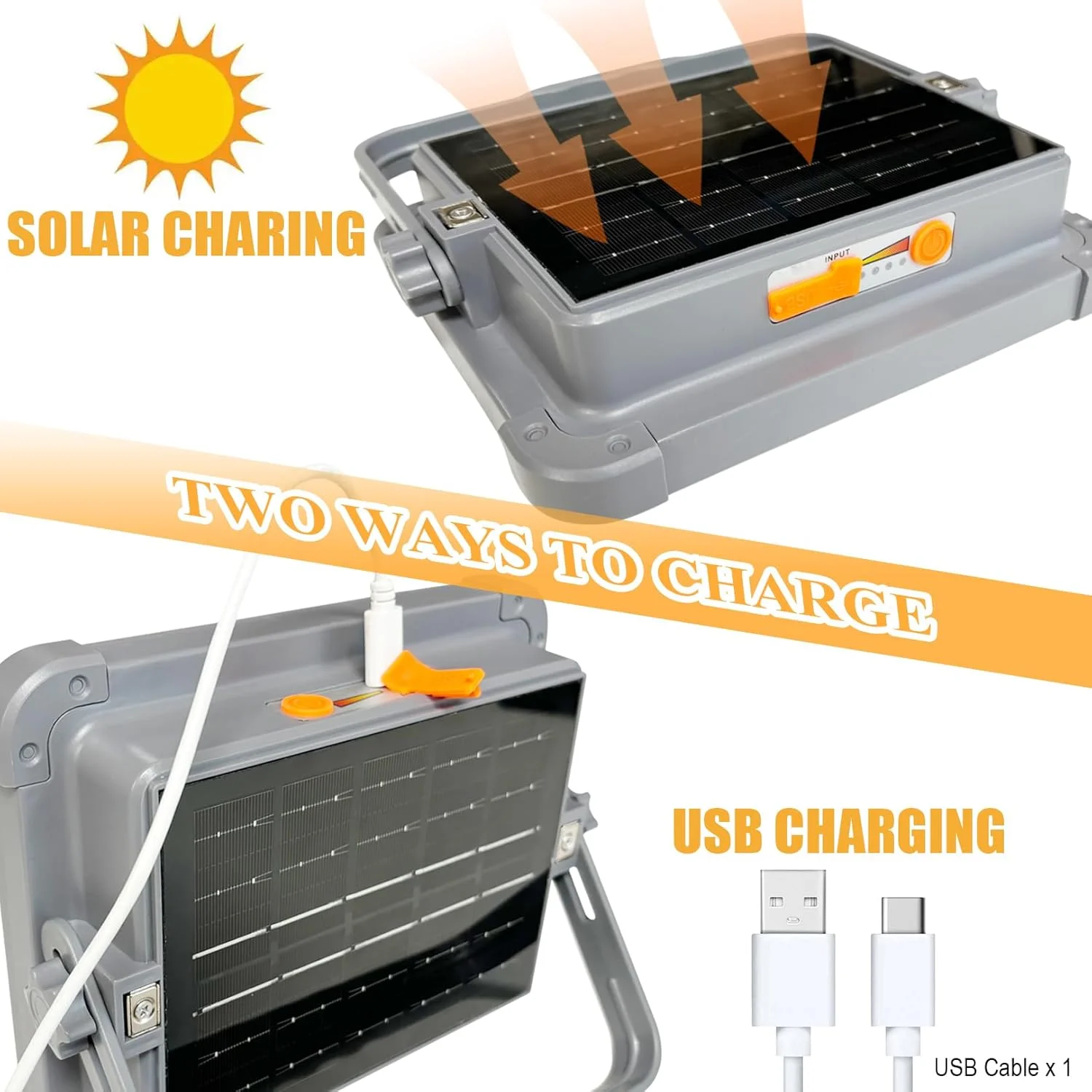 چراغ کار خورشیدی LED قابل حمل BOYKIM، 100 وات 10000 لومن، باتری قابل شارژ، 5 حالت و روشنایی بدون پله، ضد آب IP66، چراغ خورشیدی مغناطیسی برای کمپینگ، محل کار، تعمیرات اضطراری خودرو چراغ کار خورشیدی LED قابل حمل BOYKIM، 100 وات 10000 لومن، باتری قابل شارژ، 5 حالت و روشنایی بدون پله، ضد آب IP66، چراغ خورشیدی مغناطیسی برای کمپینگ، محل کار، تعمیرات اضطراری خودرو