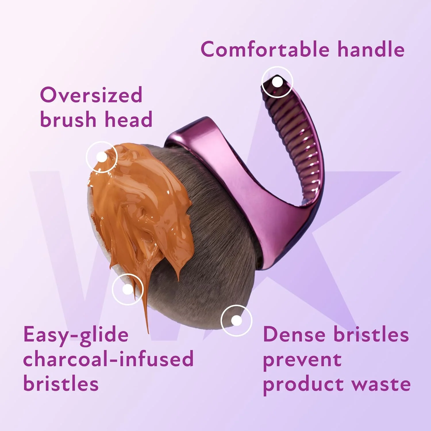 براش بدن Westmore Beauty Blend & Blur برای آرایش، برنزه کننده و محصولات برنزی کننده؛ پوشش یکنواخت و بی نقص بدون رگه ایجاد می کند براش بدن Westmore Beauty Blend & Blur برای آرایش، برنزه کننده و محصولات برنزی کننده؛ پوشش یکنواخت و بی نقص بدون رگه ایجاد می کند