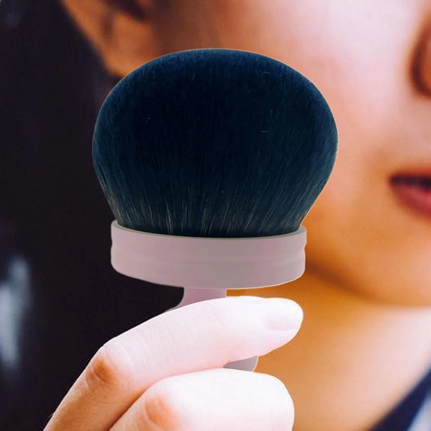 براش برنزه کننده | ابزار برنزه کننده بدن - برس نرم و متراکم آرایشی برای استفاده بر روی صورت و بدن