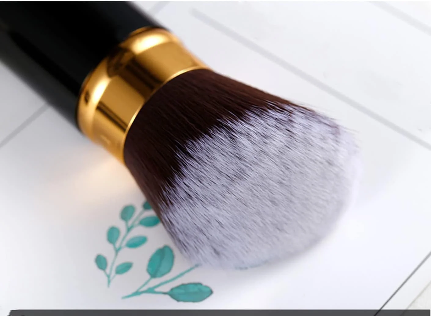 براش کرم پودر جمع شونده SINIDE، براش آرایشی حرفه ای کابوکی - بهترین براش رژگونه و کیت مسافرتی برای پودر معدنی، کانتورینگ، کرم یا لوازم آرایشی مایع (طلایی مشکی) براش کرم پودر جمع شونده SINIDE، براش آرایشی حرفه ای کابوکی - بهترین براش رژگونه و کیت مسافرتی برای پودر معدنی، کانتورینگ، کرم یا لوازم آرایشی مایع (طلایی مشکی)