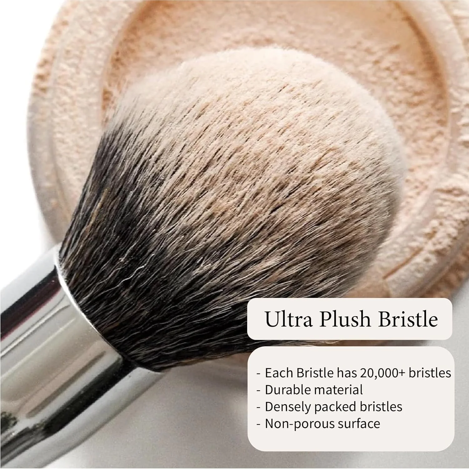 براش کابوکی طبیعی TADA BEAUTY برای پودر فونداسیون، رژگونه و برنزر، براش های آرایشی برای مایع، پودر و کرم براش کابوکی طبیعی TADA BEAUTY برای پودر فونداسیون، رژگونه و برنزر، براش های آرایشی برای مایع، پودر و کرم
