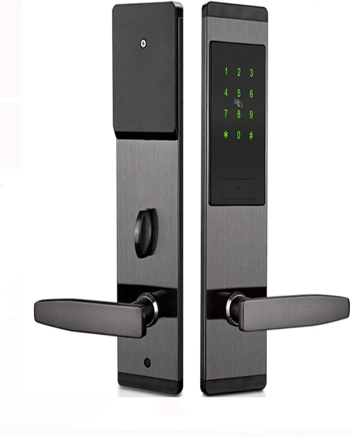 قفل درب هوشمند ضد سرقت JoinBuy با قابلیت باز کردن قفل از طریق اپلیکیشن، بلوتوث، رمز عبور، کارت r'fID، کلید، صفحه لمسی دیجیتال و بدون کلید