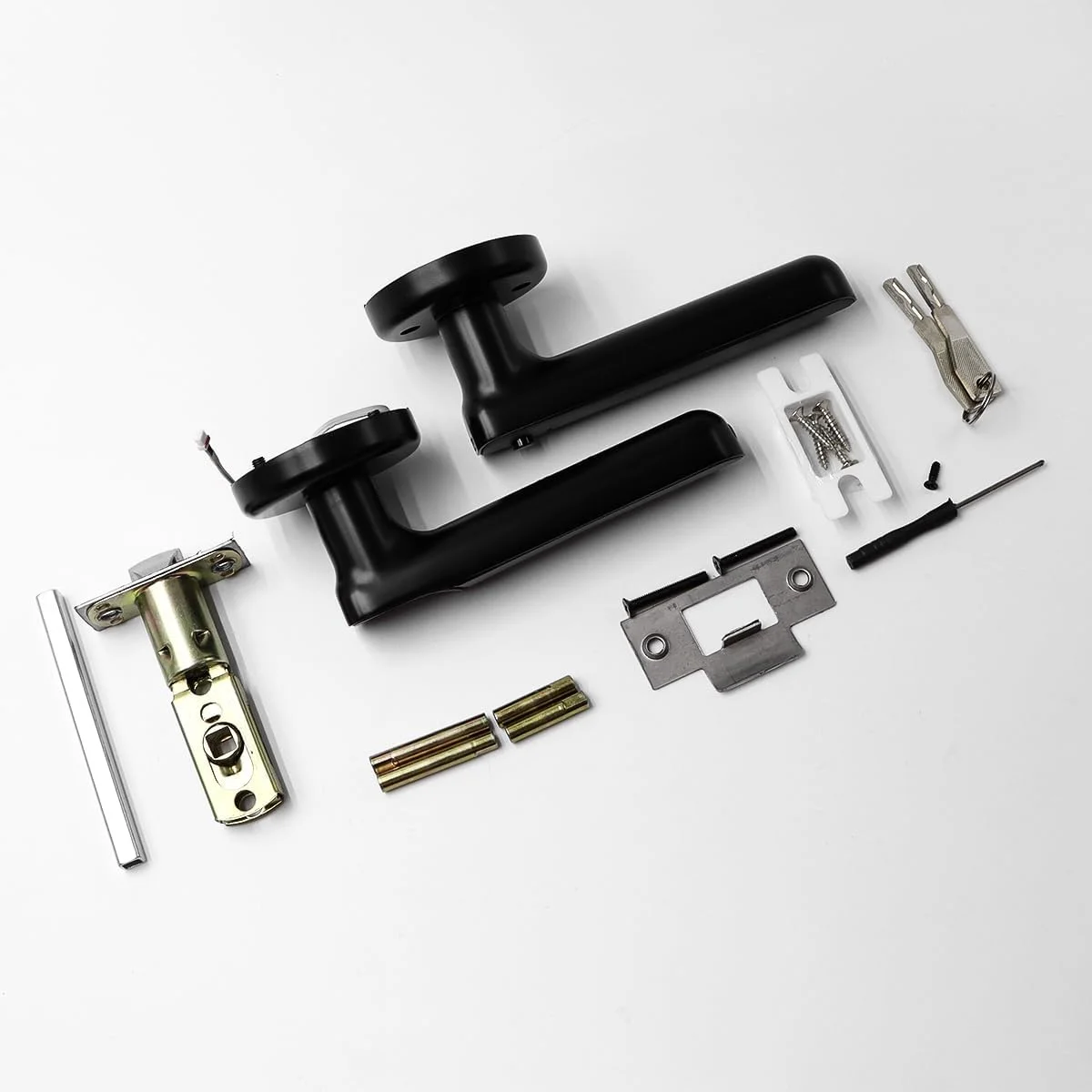 قفل درب هوشمند Hsthe Sea، قفل درب دیجیتال اثر انگشتی هوشمند، دستگیره قابل تنظیم چپ و راست برای امنیت خانه و دفتر، سیستم ورود بدون کلید