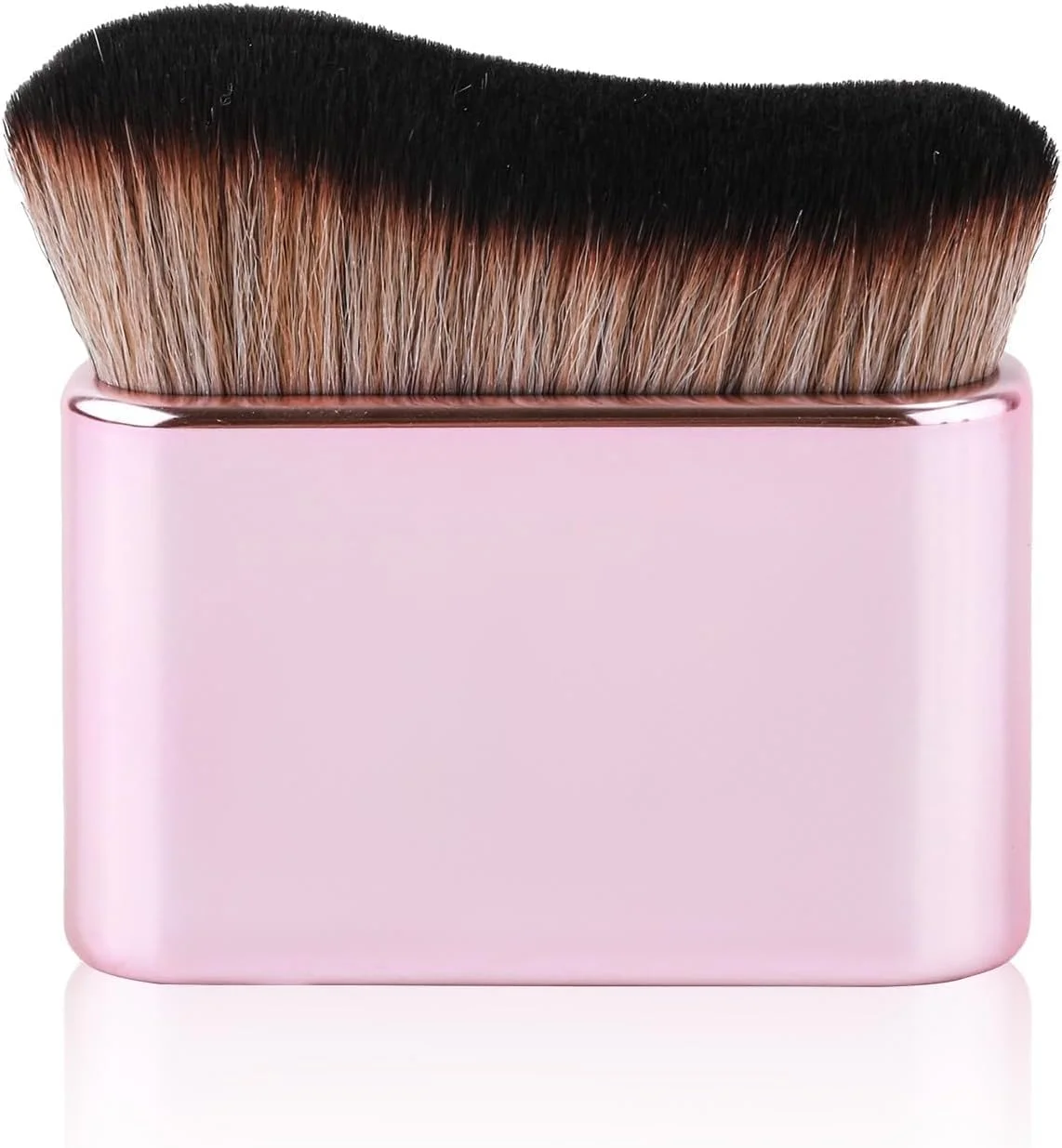 برس برنزه کننده رزوجادگ صورتی رز، برس اپلیکاتور برنزه کننده خودکار، برس های آرایشی بدن فونداسیون، برس برنزه کننده خودکار برای اسپری صورت کابوکی، صورت