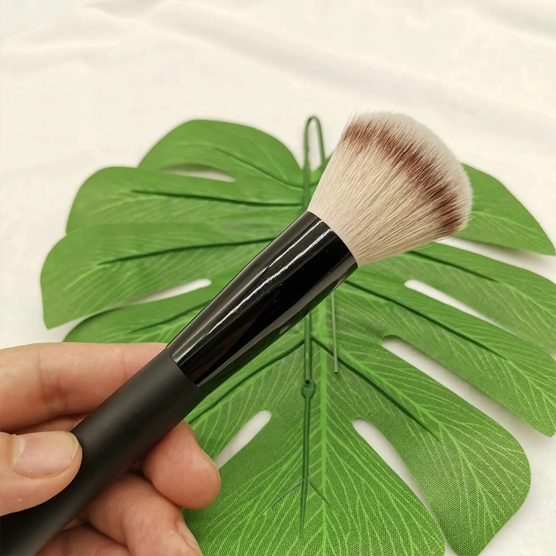 RN BEAUTY براش آرایشی، براش پودر، براش کرم پودر، رژگونه، برنزر، براش کانتور، براش ترکیب کننده صورت، براش حرفه ای کابوکی با الیاف مصنوعی نرم، ضخیم و متراکم (مشکی) RN BEAUTY براش آرایشی، براش پودر، براش کرم پودر، رژگونه، برنزر، براش کانتور، براش ترکیب کننده صورت، براش حرفه ای کابوکی با الیاف مصنوعی نرم، ضخیم و متراکم (مشکی)