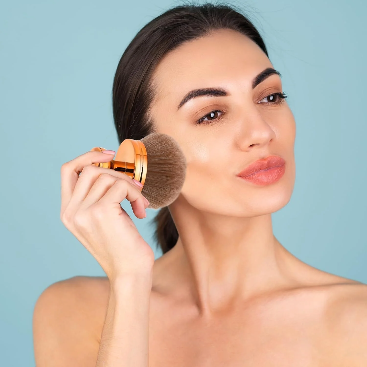 براش آرایشی سر پهن 3 اینچی، براش بزرگ آرایشی بدن برای برنزه کردن، اپلیکاتور برنزه کننده خودکار پشت، براش کابوکی، برای ترکیب برنزر، اپلیکاتور برنزه کننده خودکار، براش آرایشی صورت و پا بیضی شکل براش آرایشی سر پهن 3 اینچی، براش بزرگ آرایشی بدن برای برنزه کردن، اپلیکاتور برنزه کننده خودکار پشت، براش کابوکی، برای ترکیب برنزر، اپلیکاتور برنزه کننده خودکار، براش آرایشی صورت و پا بیضی شکل