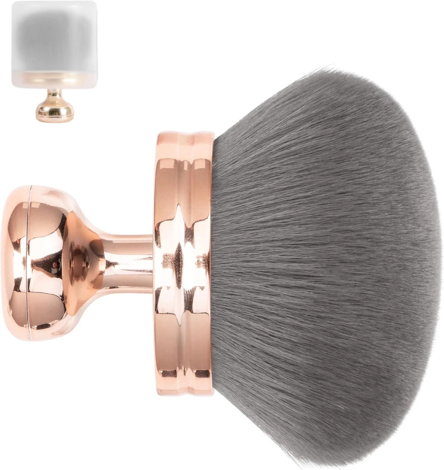 براش بزرگ آرایشی بدن Blend & Blur برای برنزه کردن، آرایش پا و برنزر، اپلیکاتور پشت برای برنزه کردن، براش کابوکی سر گرد 76 میلیمتری برای استفاده با جعبه محافظ (رزگلد) براش بزرگ آرایشی بدن Blend & Blur برای برنزه کردن، آرایش پا و برنزر، اپلیکاتور پشت برای برنزه کردن، براش کابوکی سر گرد 76 میلیمتری برای استفاده با جعبه محافظ (رزگلد)