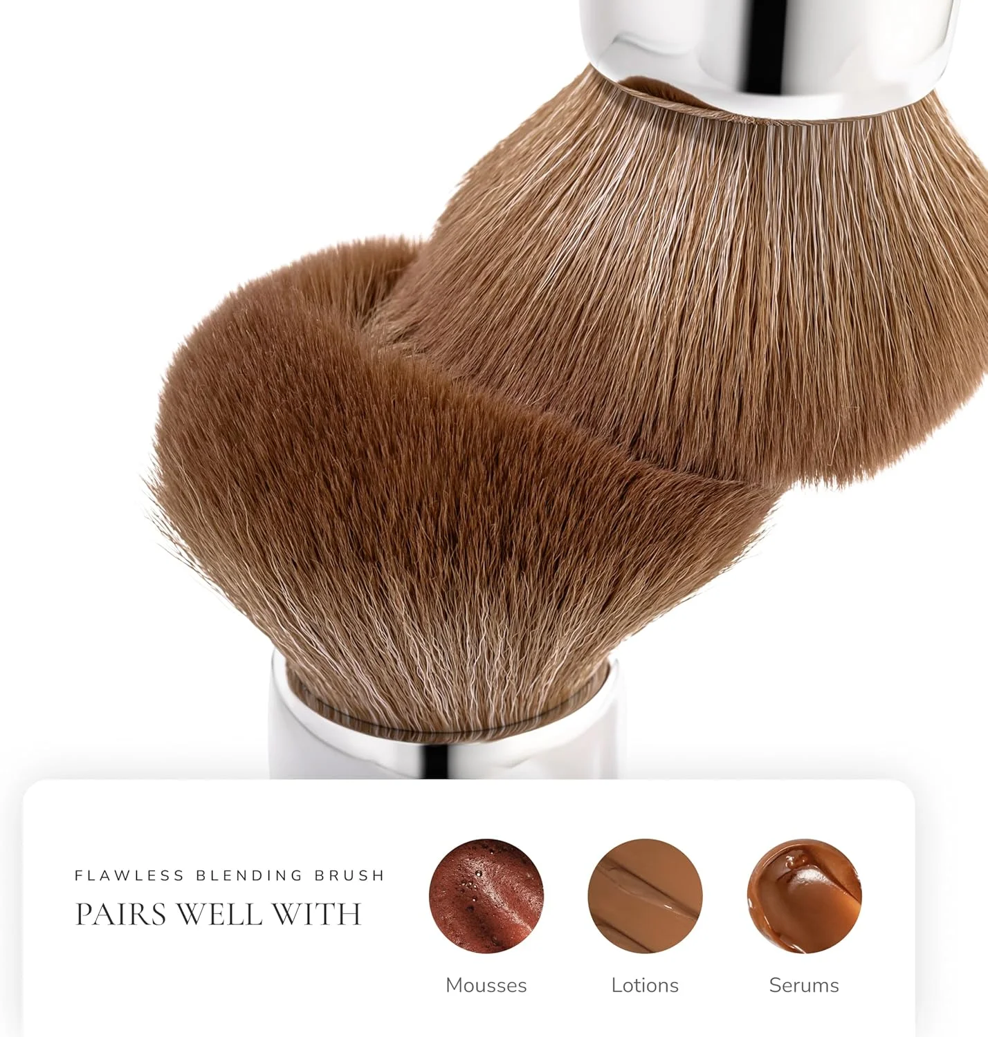 براش برنزه کننده بدون نقص Loving Tan - بدون رگه، موهای نرم و لطیف، ایستاده، وگان و بدون تست حیوانی (براش ترکیب کننده بی نقص) براش برنزه کننده بدون نقص Loving Tan - بدون رگه، موهای نرم و لطیف، ایستاده، وگان و بدون تست حیوانی (براش ترکیب کننده بی نقص)