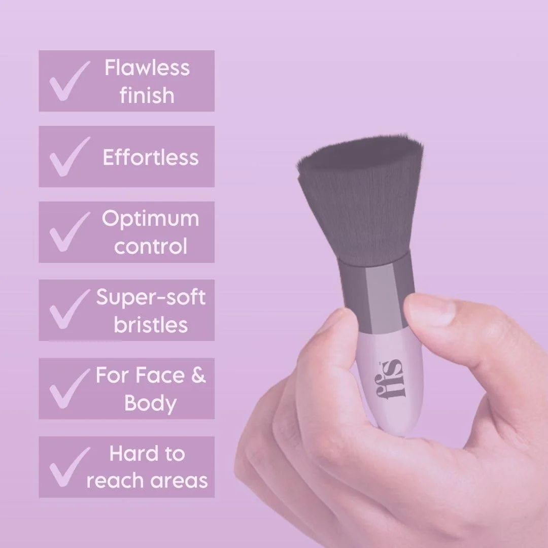 براش کابوکی FFS Beauty، مناسب برای صورت و بدن براش کابوکی FFS Beauty، مناسب برای صورت و بدن