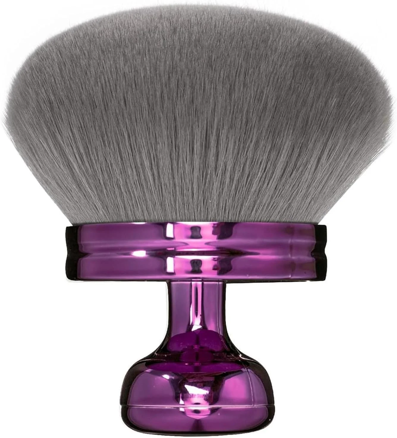 براش بزرگ برنزه کننده GIONAR، سر کابوکی پهن برای آرایش بی عیب و نقص بدن، استفاده از برنزه کننده و ضد آفتاب، طراحی بیضی شکل برای پشت، پا، فونداسیون ضد آفتاب، بازو و صورت (بنفش)