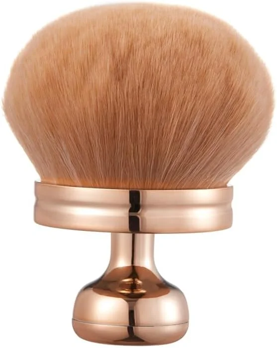 براش ترکیب برنزه کننده بزرگ رزگلد کاسپیتوم، پهنای 3 اینچ، براش حرفه ای کابوکی برای پودر، کرم پودر، رژگونه، برنزر، براش صورت و بدن برای برنزه کردن