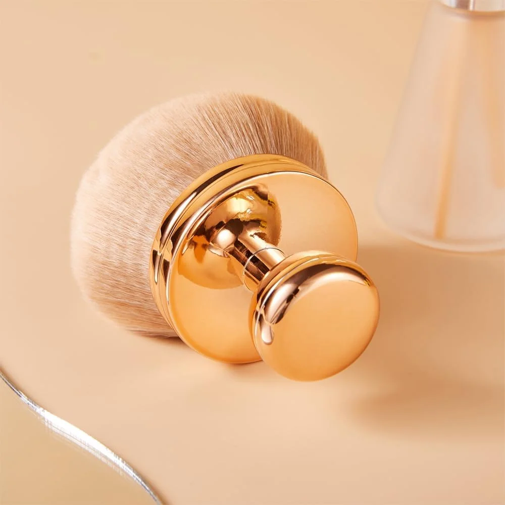 براش ترکیب برنزه کننده بزرگ رزگلد کاسپیتوم، پهنای 3 اینچ، براش حرفه ای کابوکی برای پودر، کرم پودر، رژگونه، برنزر، براش صورت و بدن برای برنزه کردن براش ترکیب برنزه کننده بزرگ رزگلد کاسپیتوم، پهنای 3 اینچ، براش حرفه ای کابوکی برای پودر، کرم پودر، رژگونه، برنزر، براش صورت و بدن برای برنزه کردن