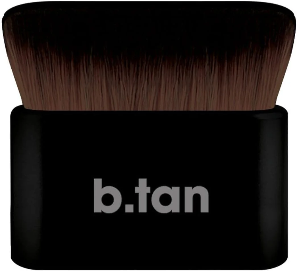 b.tan براش ترکیب صورت و بدن | Air Brush'd - براش اپلیکاتور برنزه کننده برای یک استفاده بی عیب و نقص و بدون رگه، براش کابوکی برای برنزه کننده، آرایش، کرم پودر و کانتور