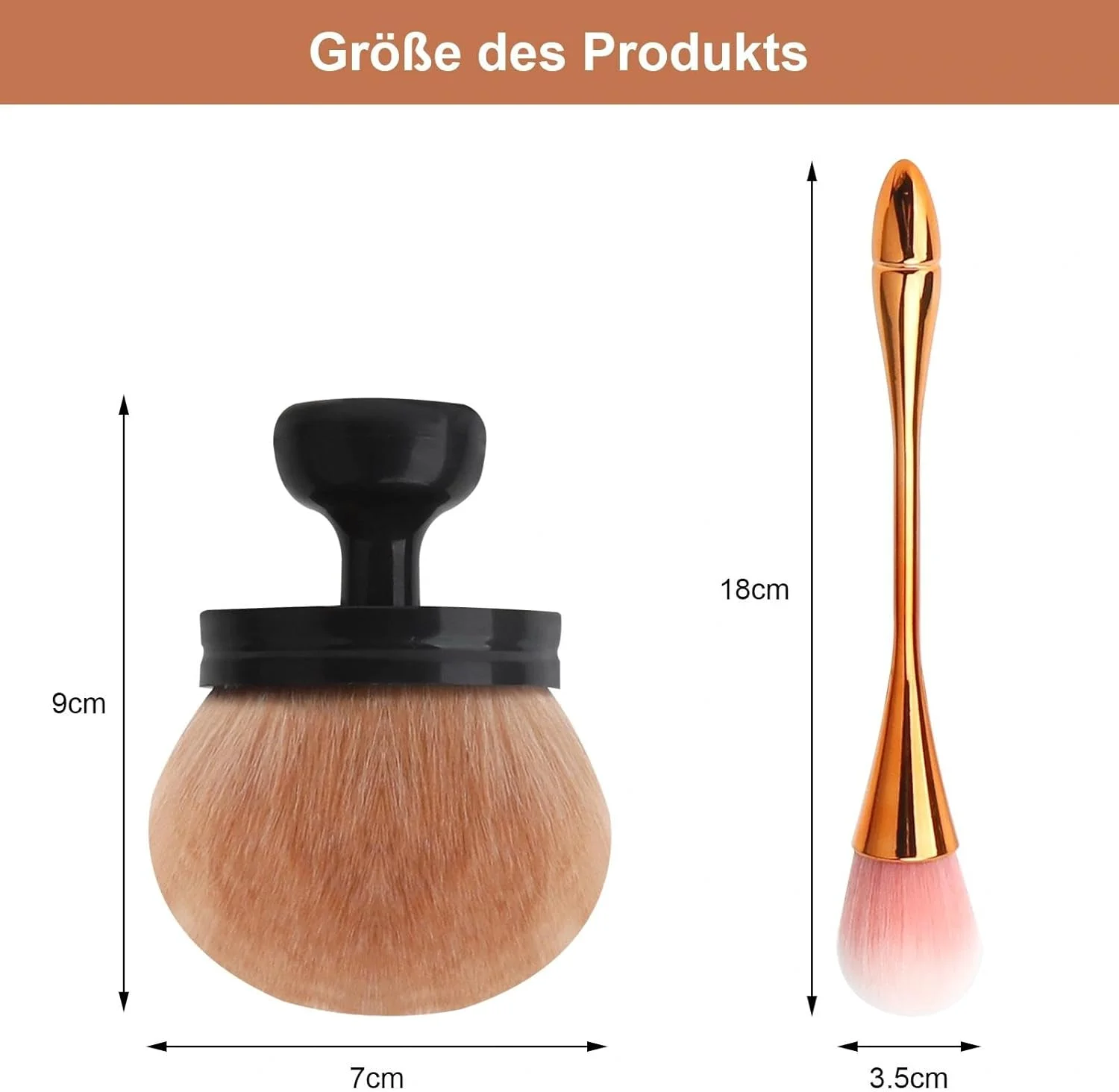 برس بزرگ برنزه کننده بدن APOMOONS، برس آرایشی کابوکی، برس آرایش، کانسیلر فونداسیون، با برس پودر شل، اپلیکاتور محافظ آفتاب سر پهن بیضی شکل برای رژگونه، صورت، پاها برس بزرگ برنزه کننده بدن APOMOONS، برس آرایشی کابوکی، برس آرایش، کانسیلر فونداسیون، با برس پودر شل، اپلیکاتور محافظ آفتاب سر پهن بیضی شکل برای رژگونه، صورت، پاها